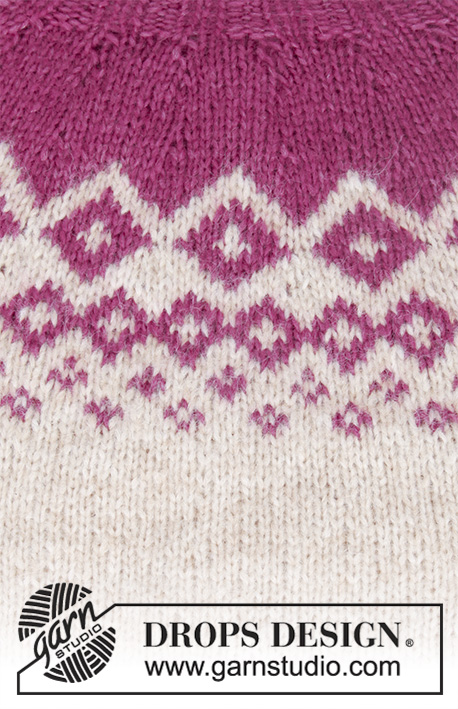 Diamond Delight Genser Strikkepakke Strikk.no Diamond Delight Genser Strikkepakke Strikk.no