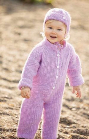 Viking Toya Dress og Lue Perlestrikk 1617-4