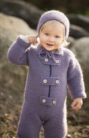 Viking Toya Dress og Lue Lilla 1617-5L