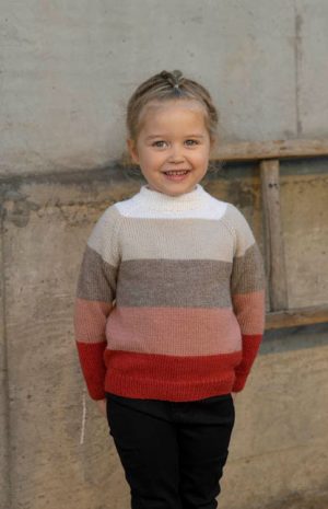 Genser Barn Strikkepakker Side 2 av 4 Strikk.no Little Missy Genser Strikkepakke Strikk.no