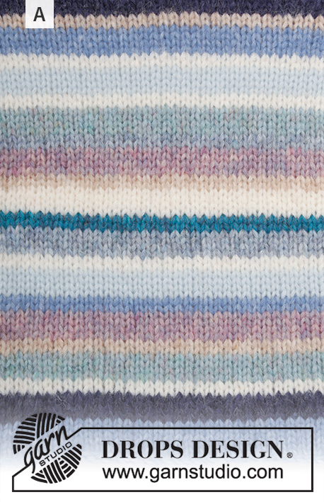 Happy Stripes Genser Strikkepakke Strikk.no Happy Stripes Genser (Barn) Strikkepakke Strikk.no