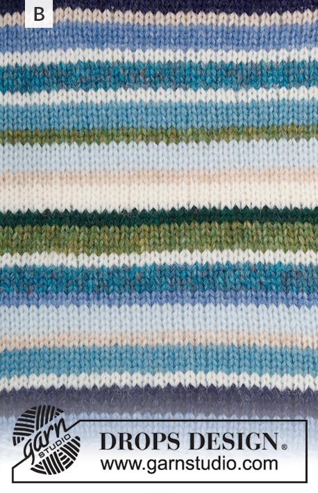 Happy Stripes Genser Strikkepakke Strikk.no Happy Stripes Genser (Barn) Strikkepakke Strikk.no