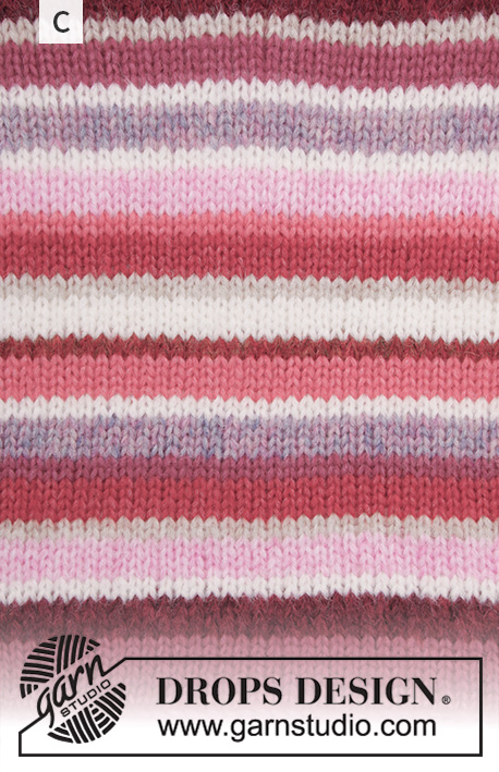 Happy Stripes Genser Strikkepakke Strikk.no Happy Stripes Genser (Barn) Strikkepakke Strikk.no