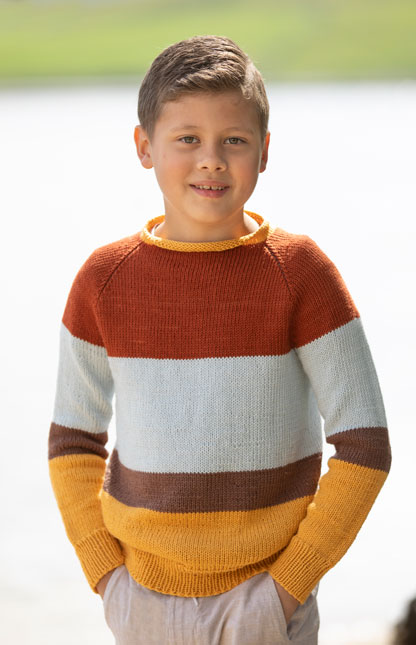 Mikkel Genser (barn) Strikkepakke Strikk.no Mikkel Genser (barn) Strikkepakke Strikk.no